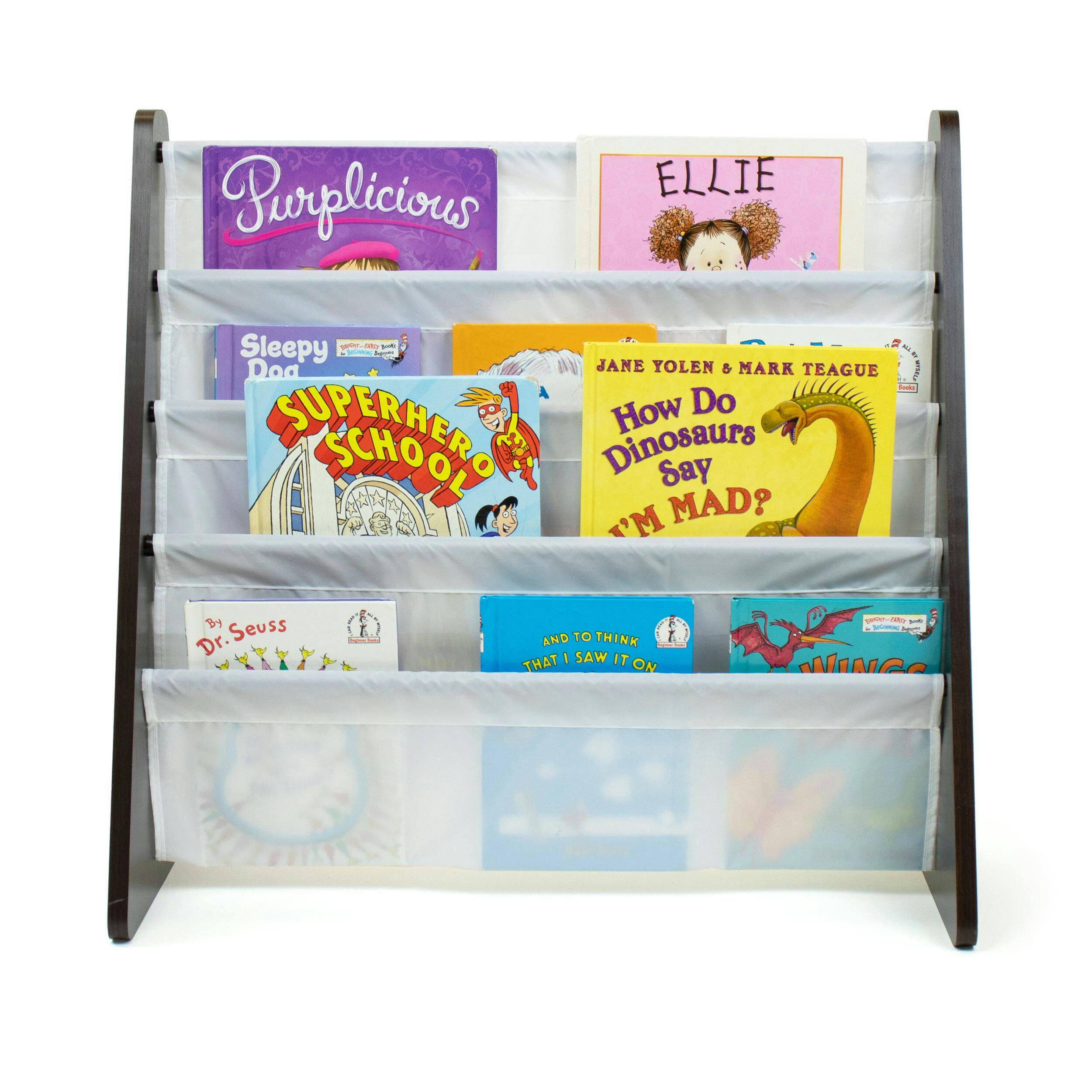 Humble Crew Sumatra Kids' 4-Tier Bookshelf, Espresso