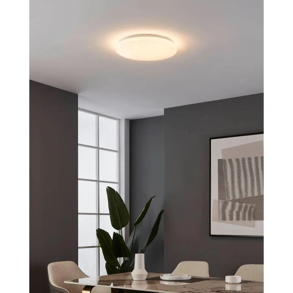 EGLO Rende Plafonni&egrave;re - LED - 38 cm - Wit