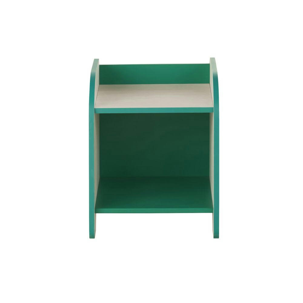 Sami - Table de chevet verte et beige