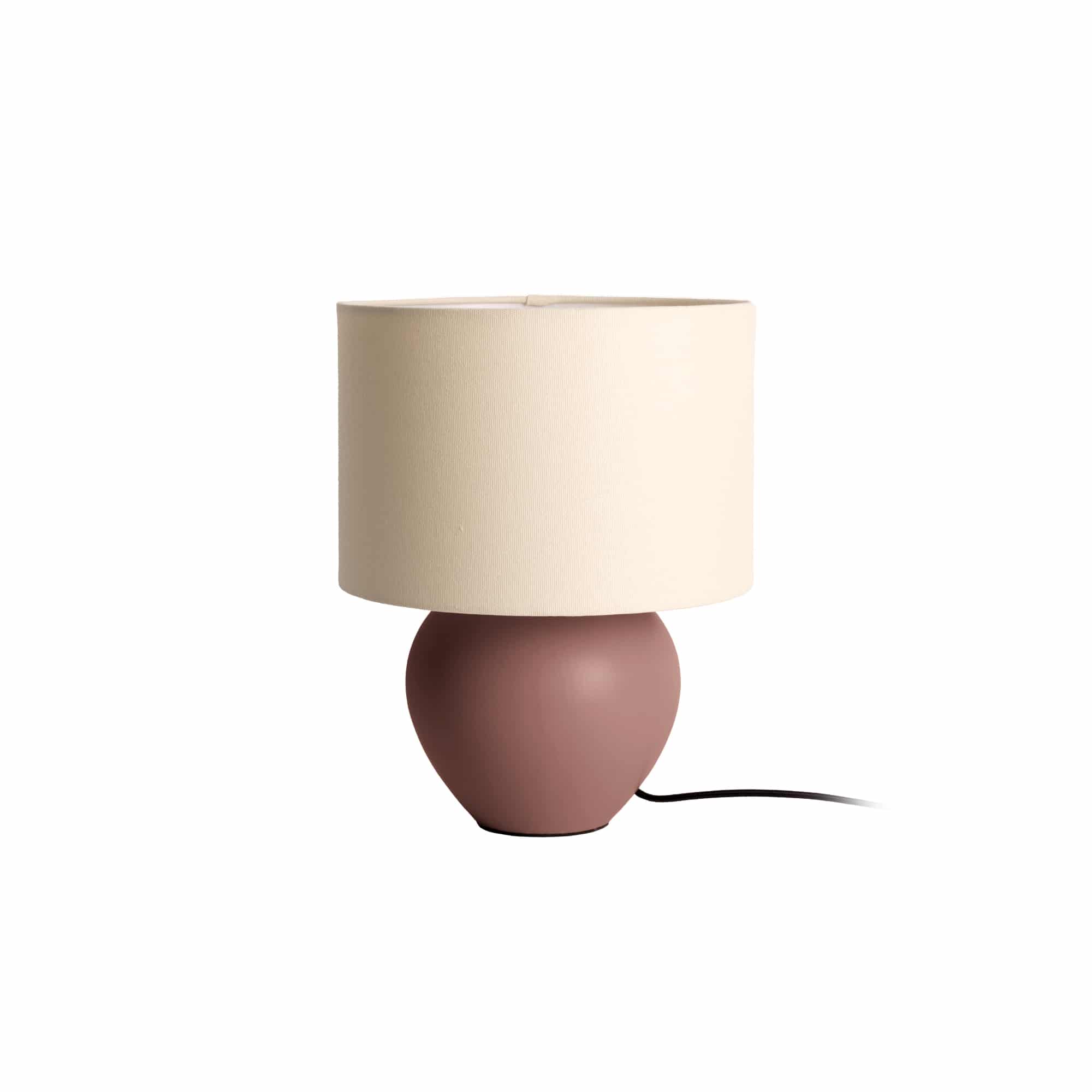 Leitmotiv tafellamp Alma Cone - bruin - Ø23cm