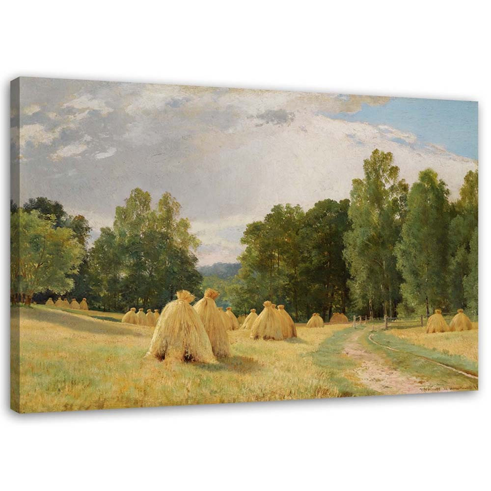 Feeby Obraz na płótnie Stogi siana I. I. Szyszkin 60x40