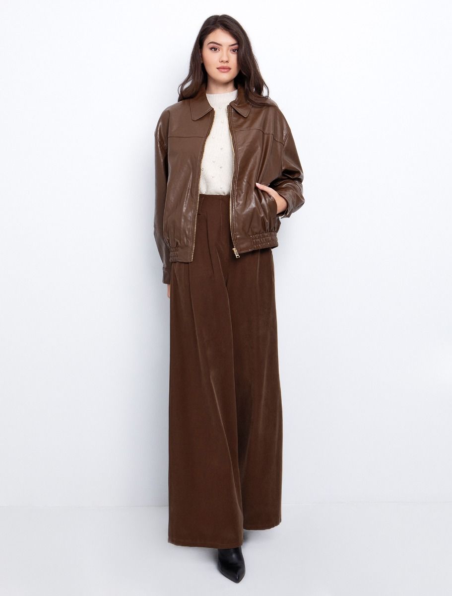 Τζάκετ σε όψη δέρματος