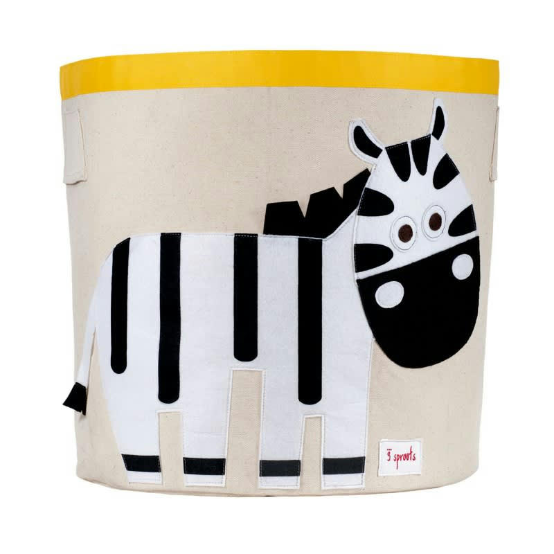 - Sac à jouets Zèbre Blanc H45cm