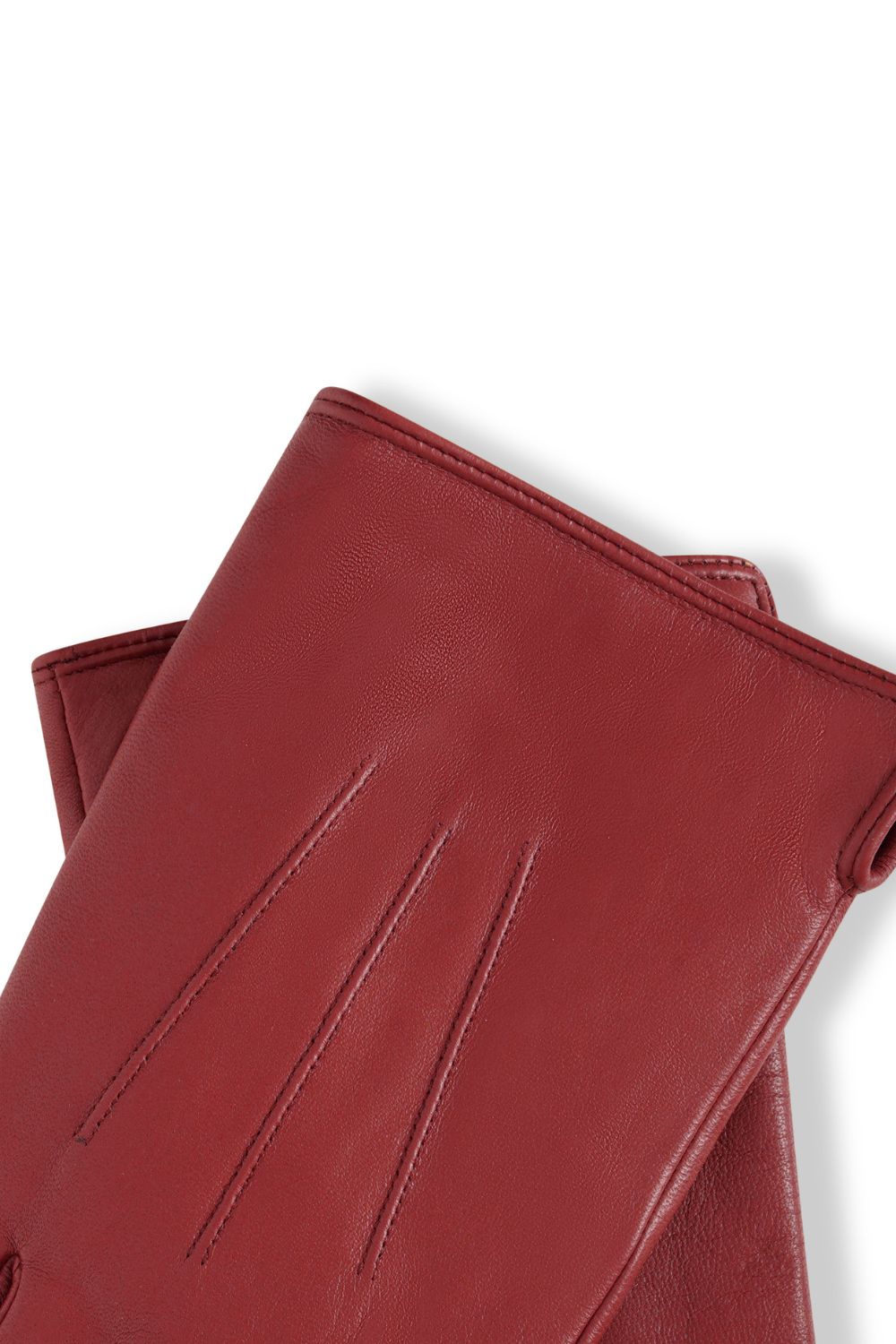 Barneys Originals Gift Boxed Red Leather Gloves
