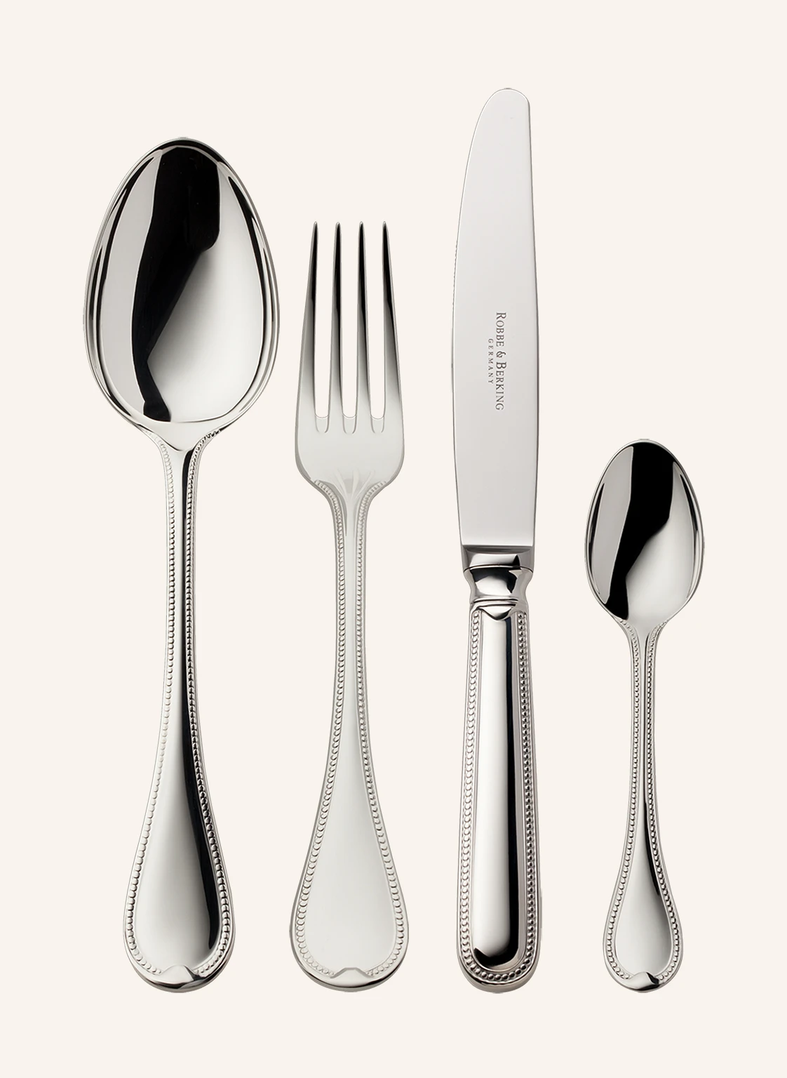 ROBBE & BERKING 4-tlg. Besteckset FRANZÖSISCH-PERL