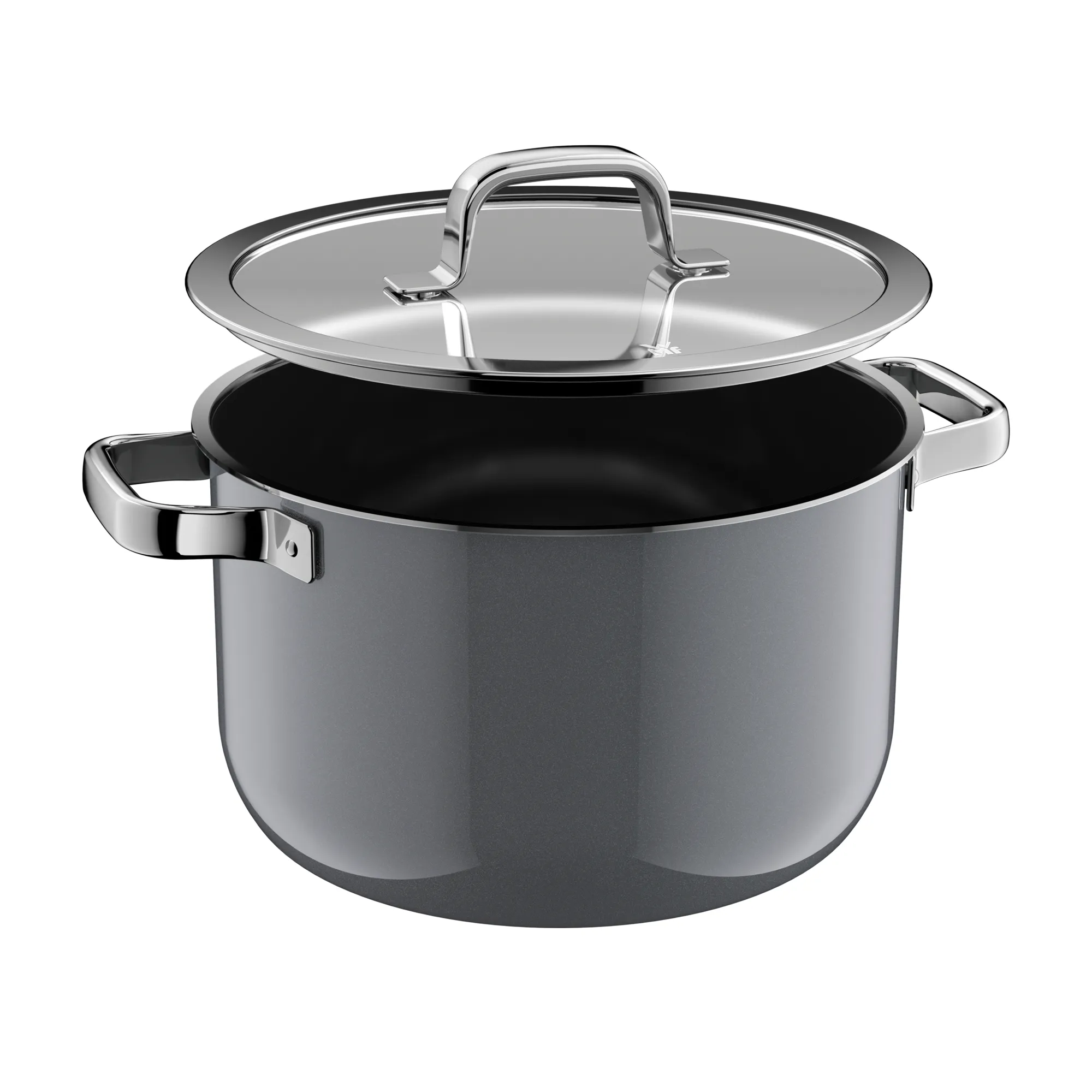 Fusiontec Mineral Pro, Soup Pot With Lid, 24 cm, Platinum