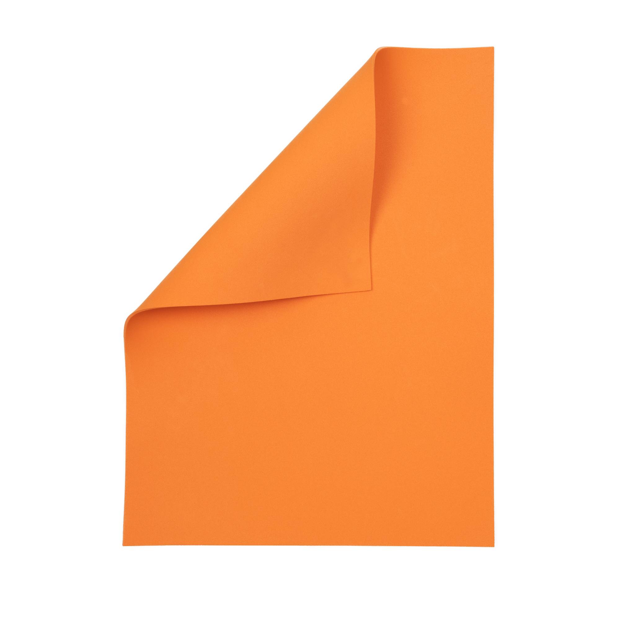 Orange EVA Foam Sheet 22.5cm x 30cm