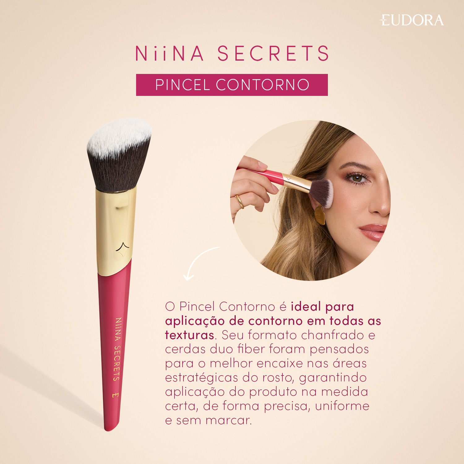 Pincel para Contorno Niina Secrets