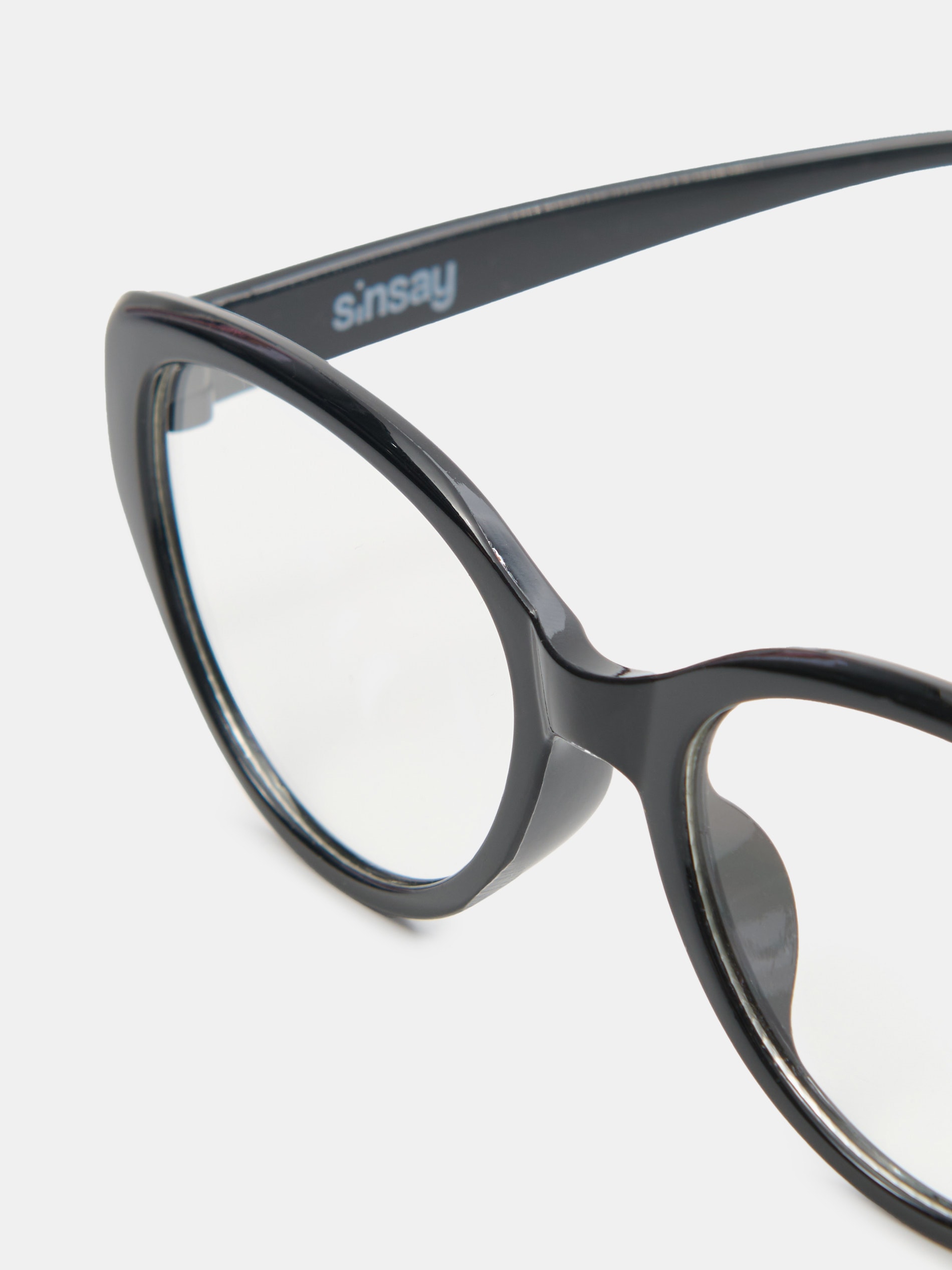 Okulary zerówki cat eye