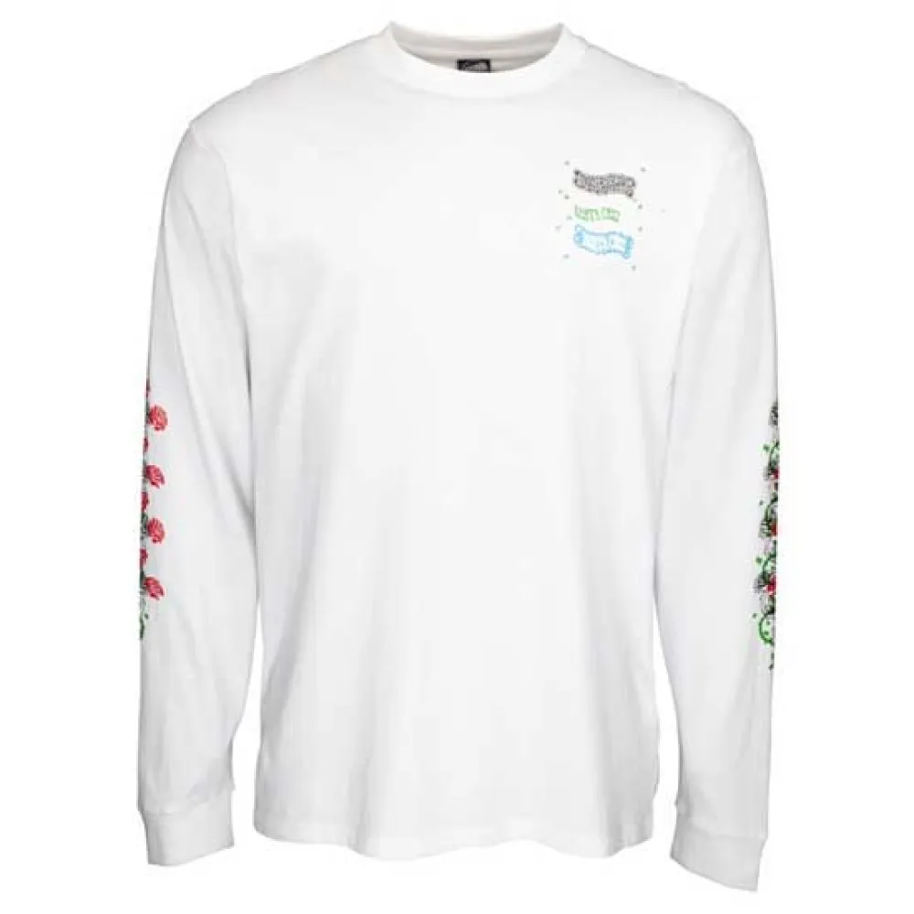 Santa Cruz Dressen roses long sleeve T-shirt