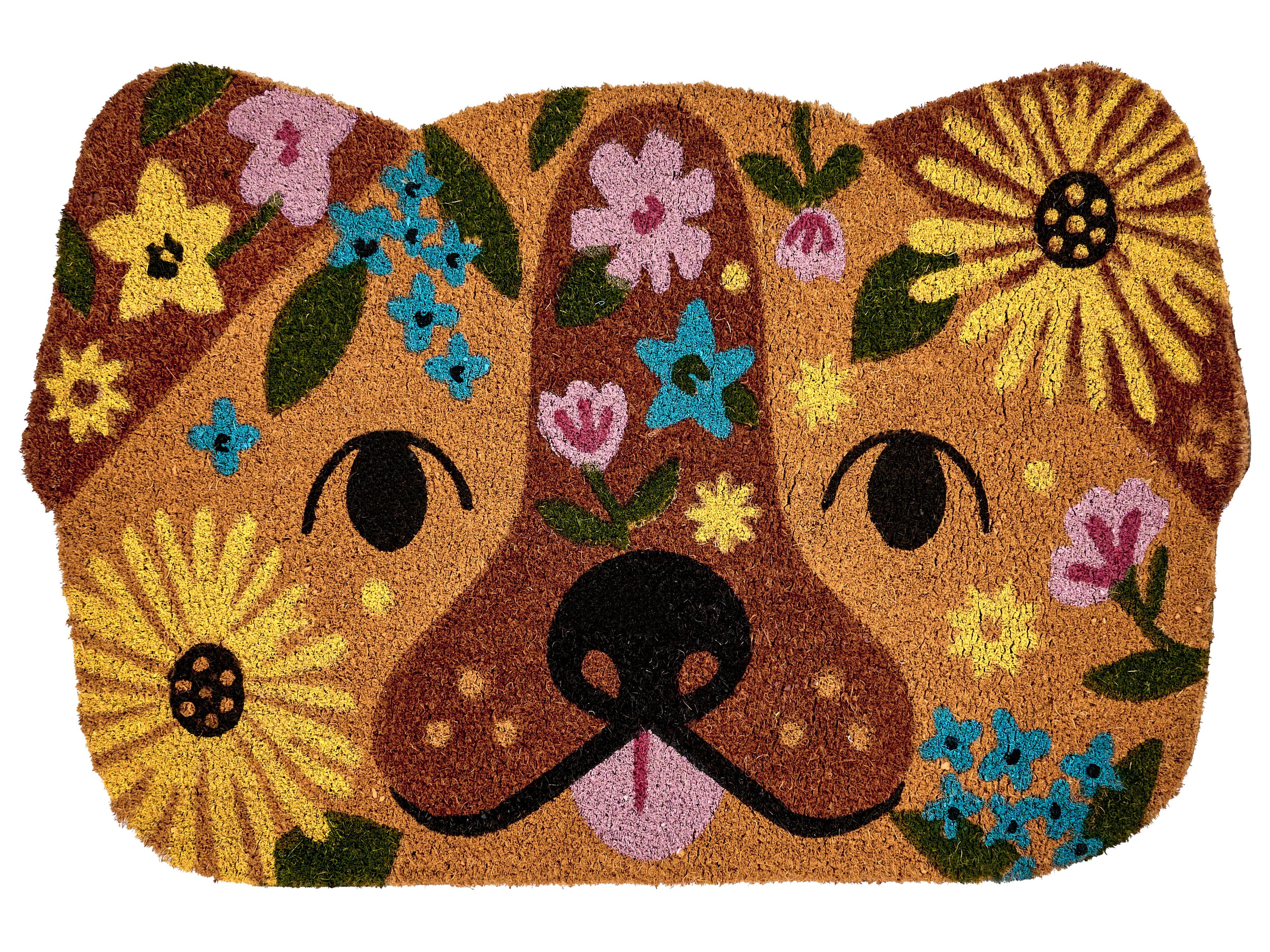 Doormat TIBIG Multicolour 60 x 90 cm Dog Coir