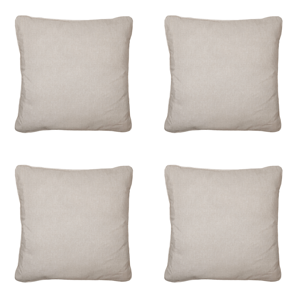 Madison sierkussen Panama - beige - 60x60x10cm - set van 4