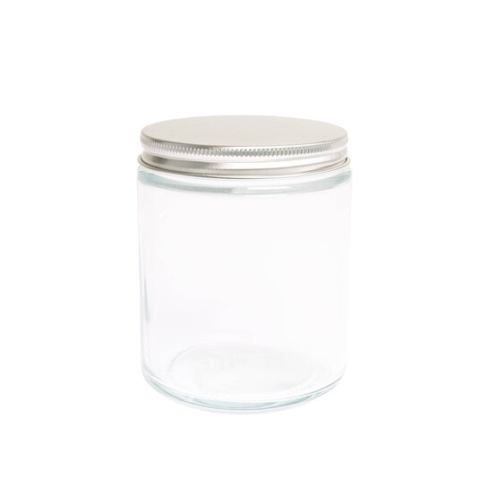 Clear Candle Making Jar 250ml