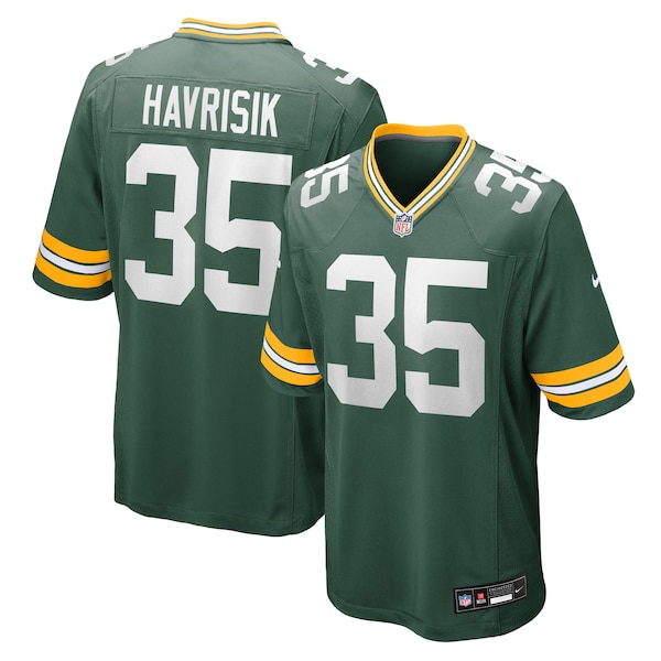 Lucas Havrisik Green Bay Packers Nike Team Game Jersey -  Green