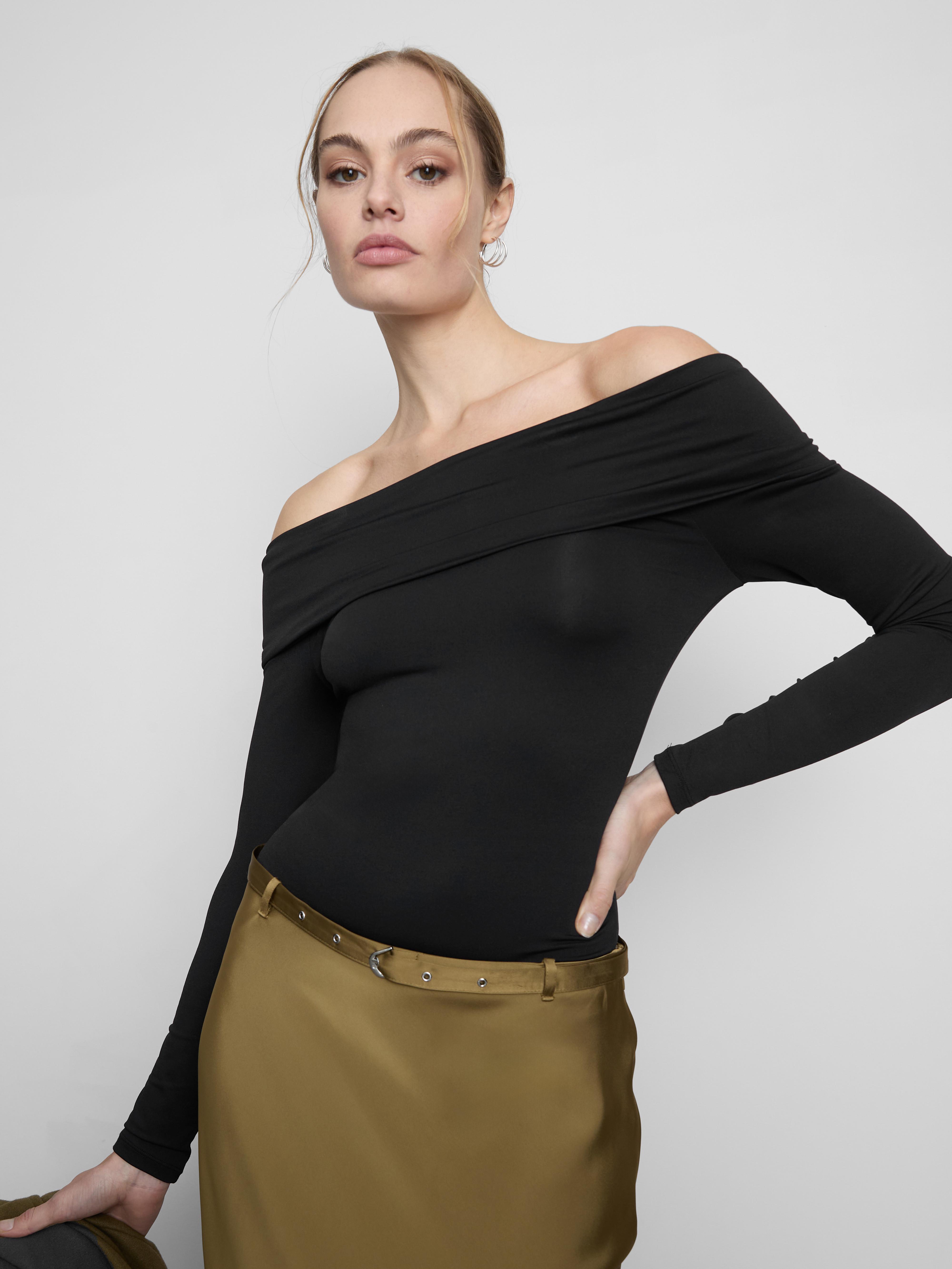 Long Sleeve Bardot Top