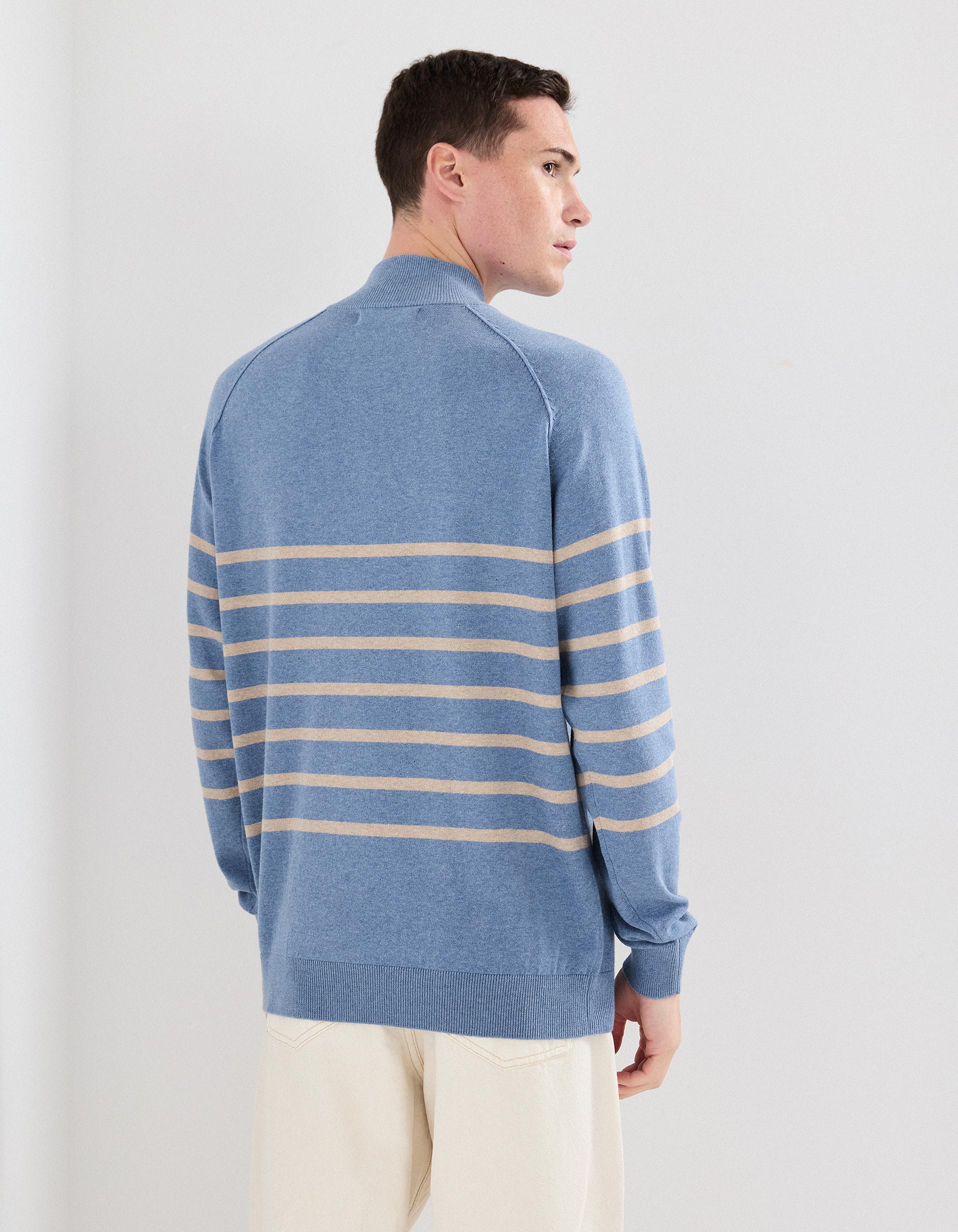 Camisola de Malha, Homem, Azul