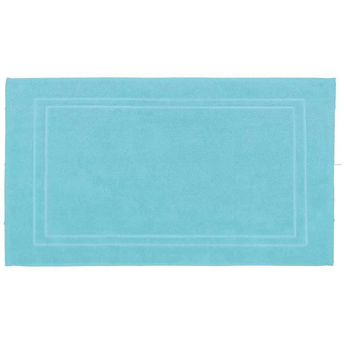 LUXURY - Tapis de bain 900gr/m²  bleu turquoise 50x80 cm