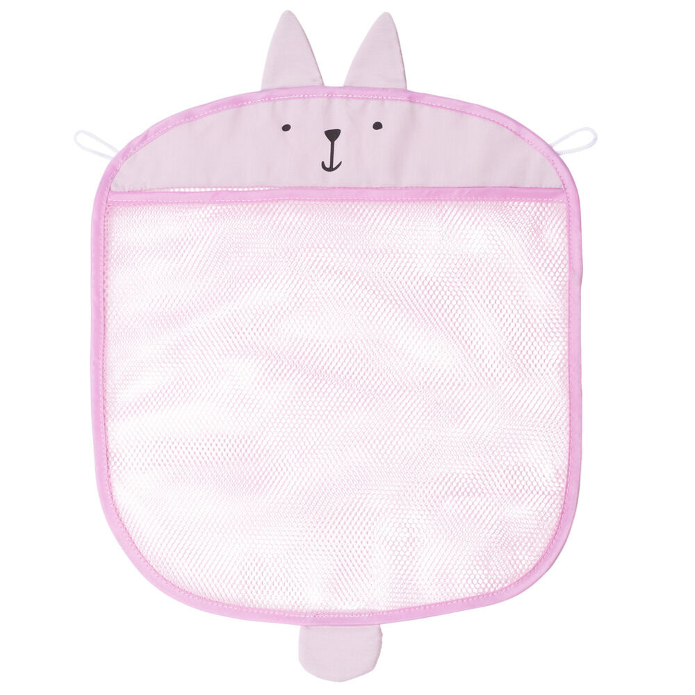 Rangement salle de bain enfant filet avec ventouses 35x39cm (3 modèles)