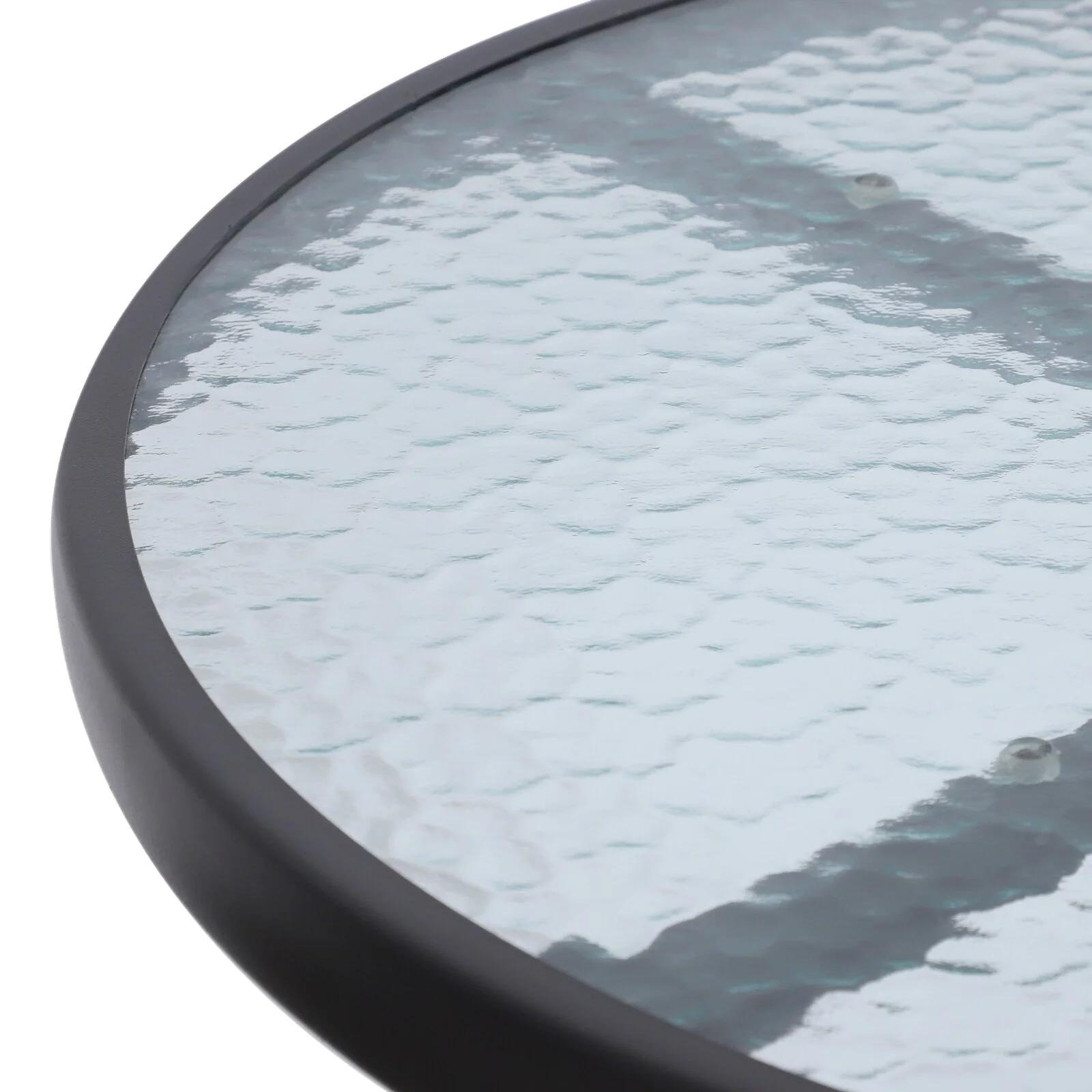 3 Piece Bar Height Outdoor Bistro Set for 2, Round Patio Pub Table 2 Bar Chairs with Comfortable Design & Strong Build,