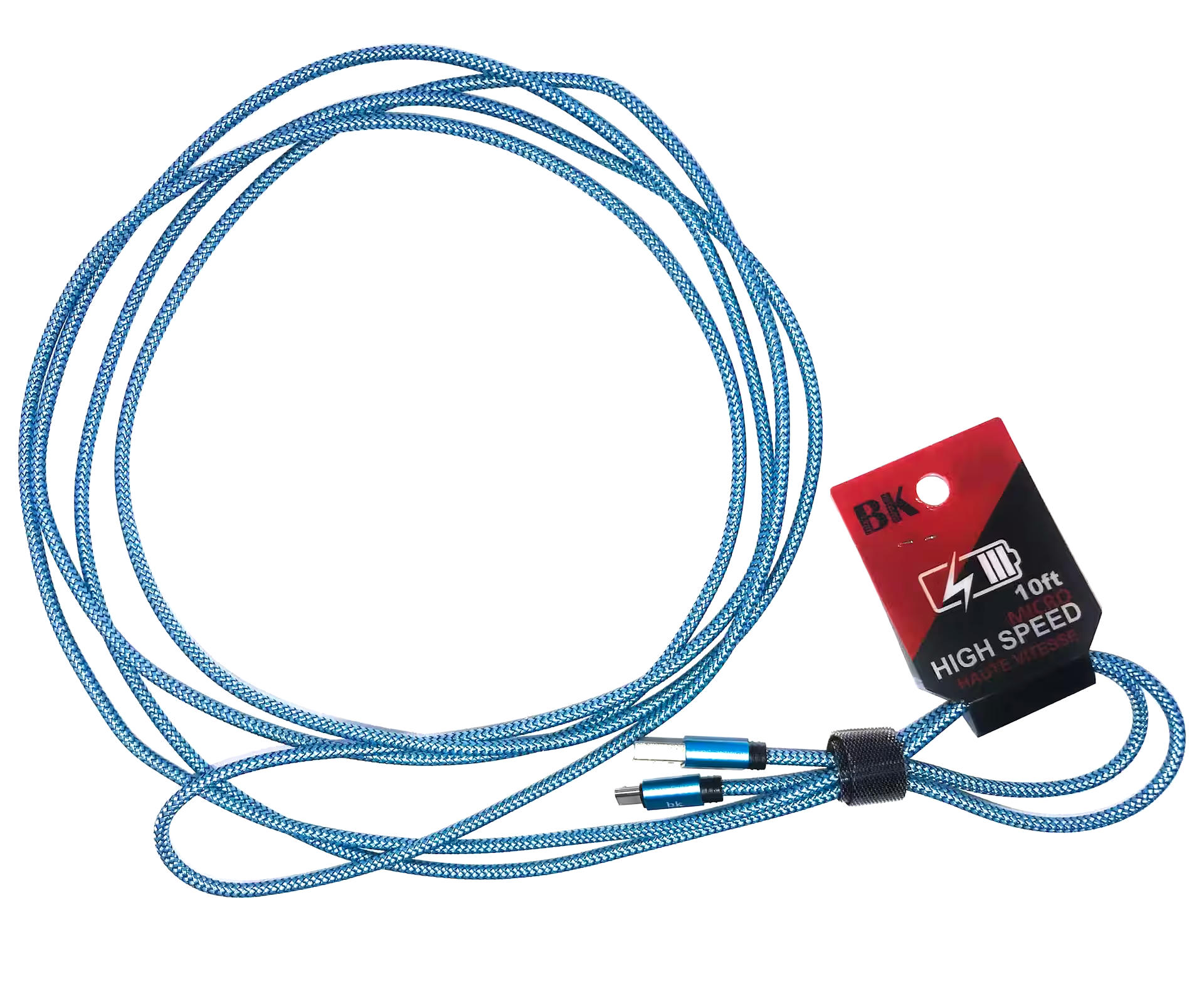 BK USB to Lightning Charger & Sync Cable, 10-ft