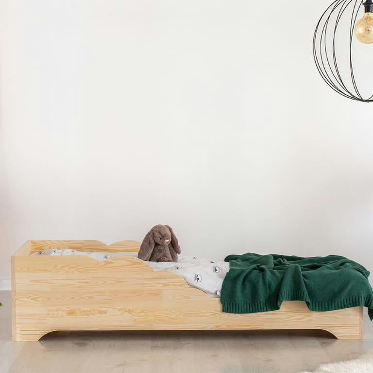 BLANDINE - Lit 70x140 sommier inclus naturel