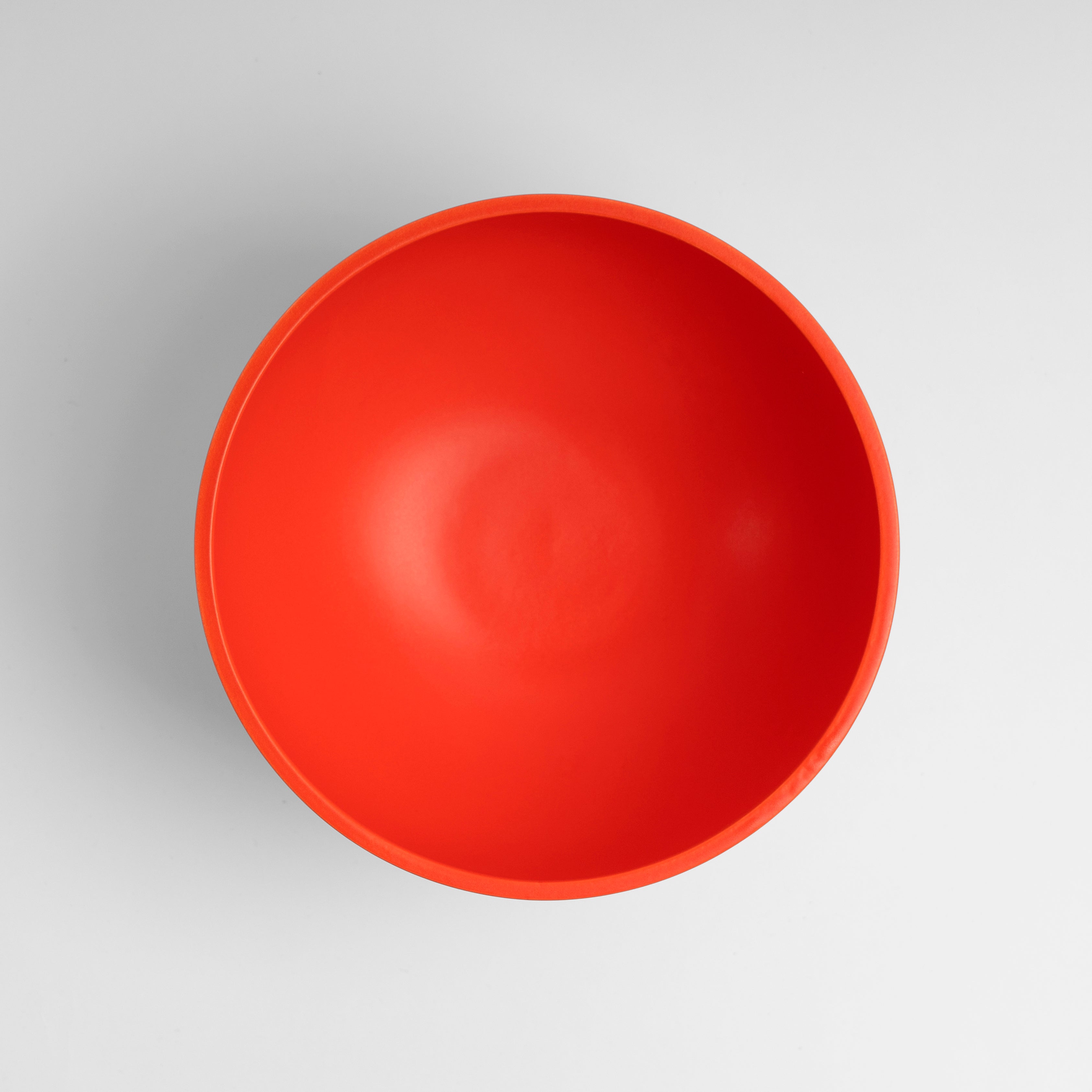 Large Strong Coral Statement Pedestal Bowl