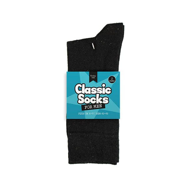 Mens Classic Socks 2 Pairs