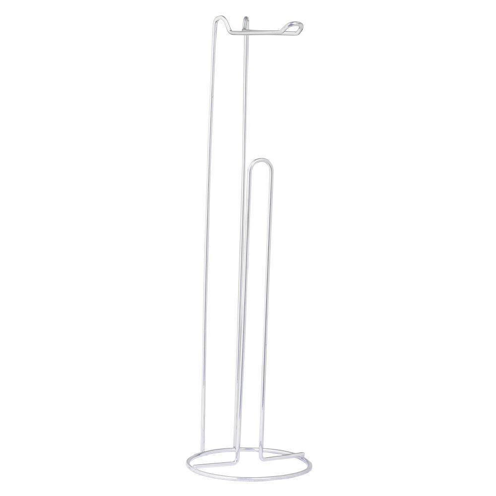 Support papier WC métal gris