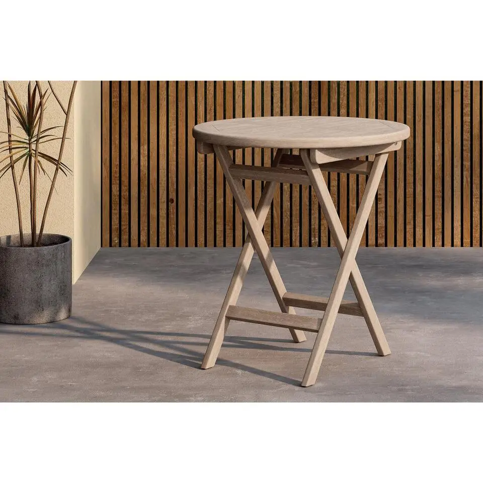 Svea - Youssef ronde tuintafel - &Oslash;70 cm - naturel