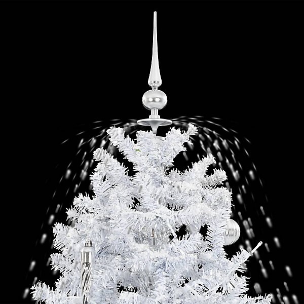 Arbre de Noël neigeux avec base de parapluie Blanc 190 cm vidaXL