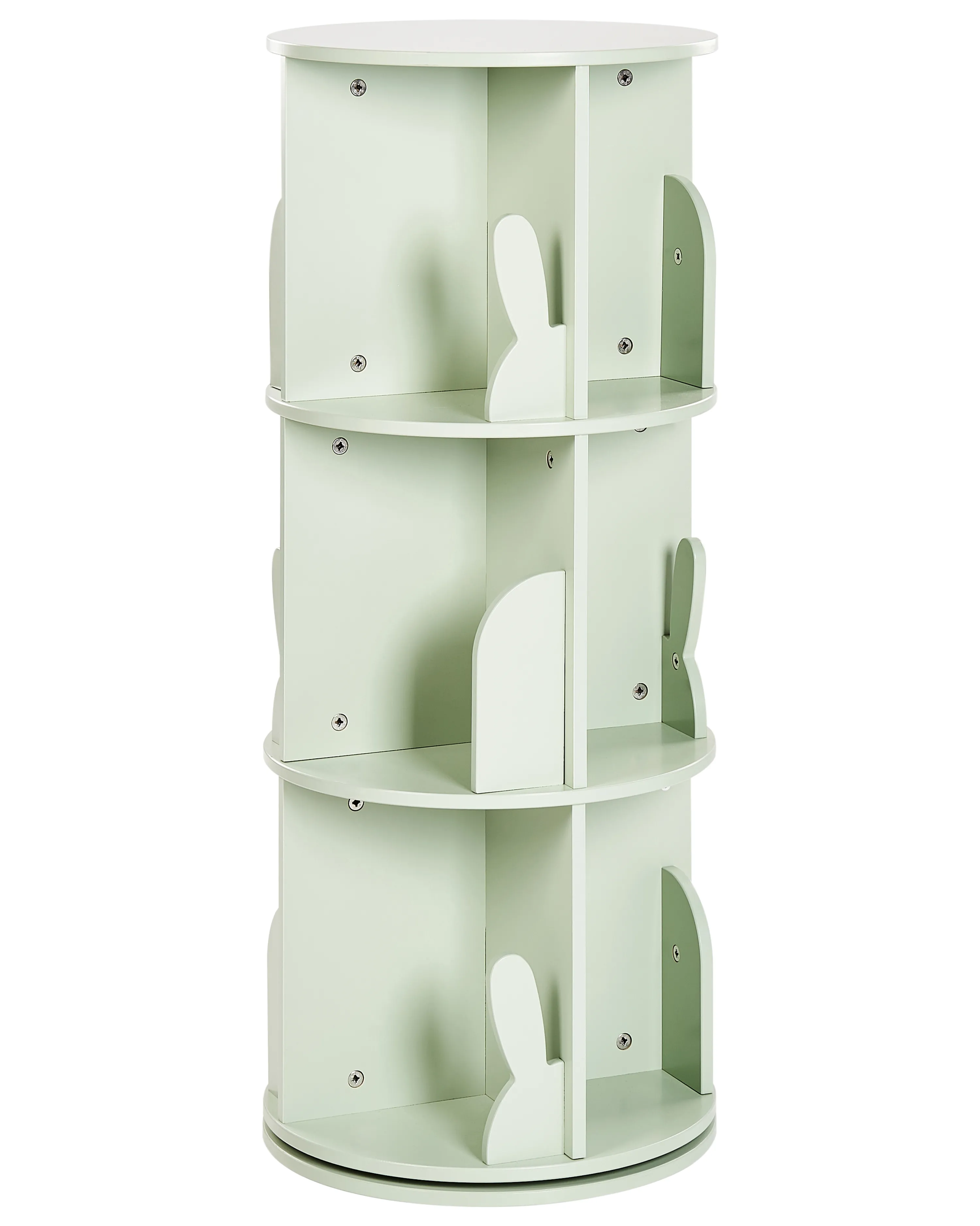 Rotating Bookshelf CANEY 94 cm Light Green