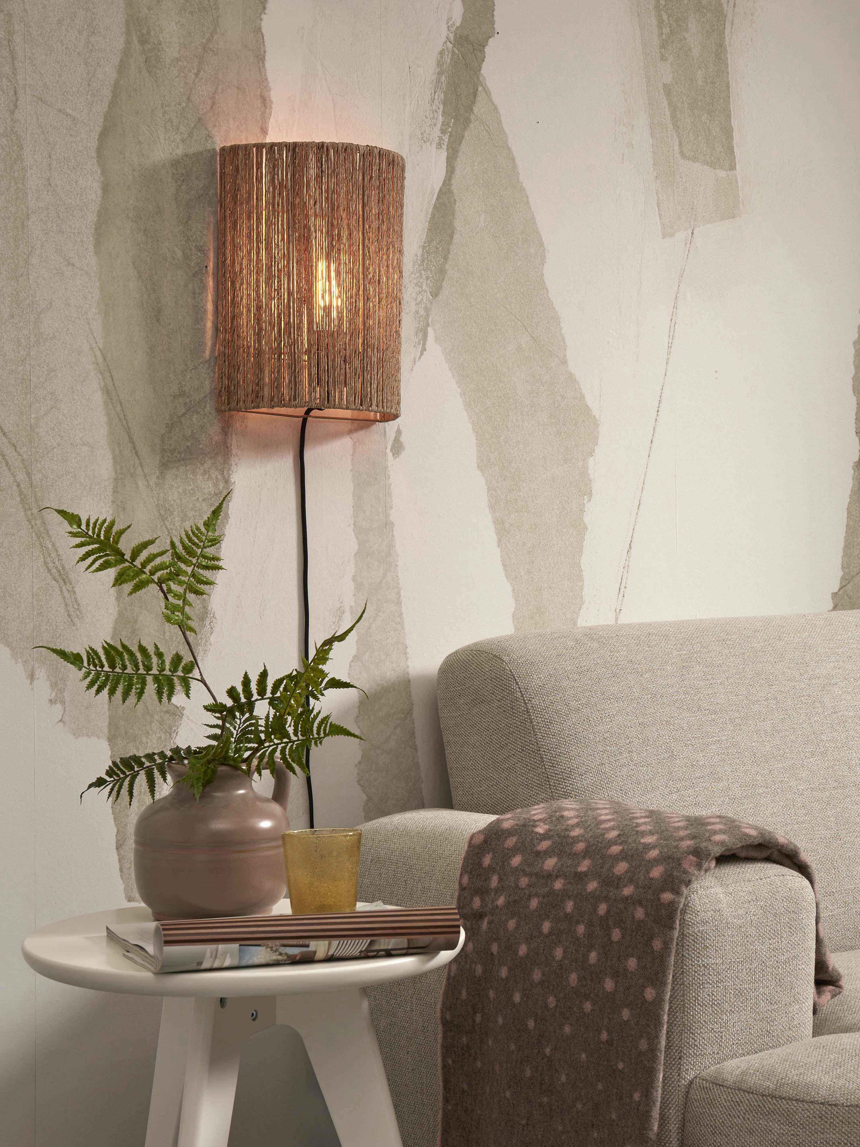 IGUAZU - Applique jute  naturel, h. 32cm