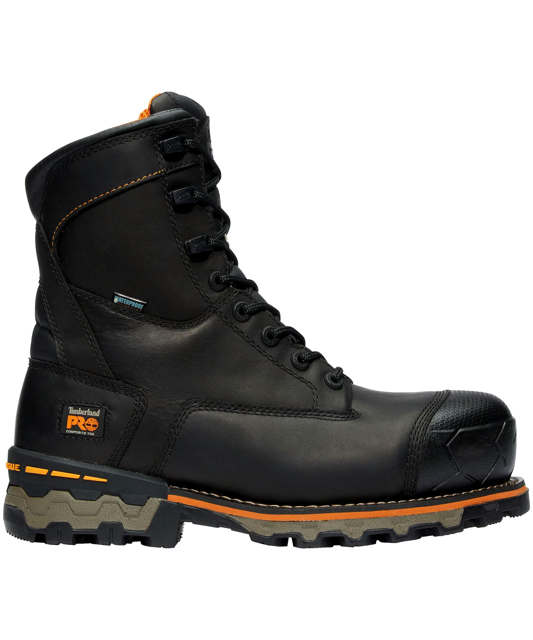 Timberland Men's Pro Boondock 8 Inch Composite Toe Composite Plate Waterproof Boots
