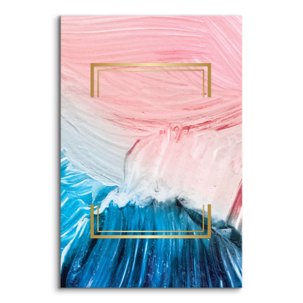 OBRAZ NA PŁÓTNIE PASTELOWA ABSTRAKCJA STYL GLAMOUR 20x30cm
