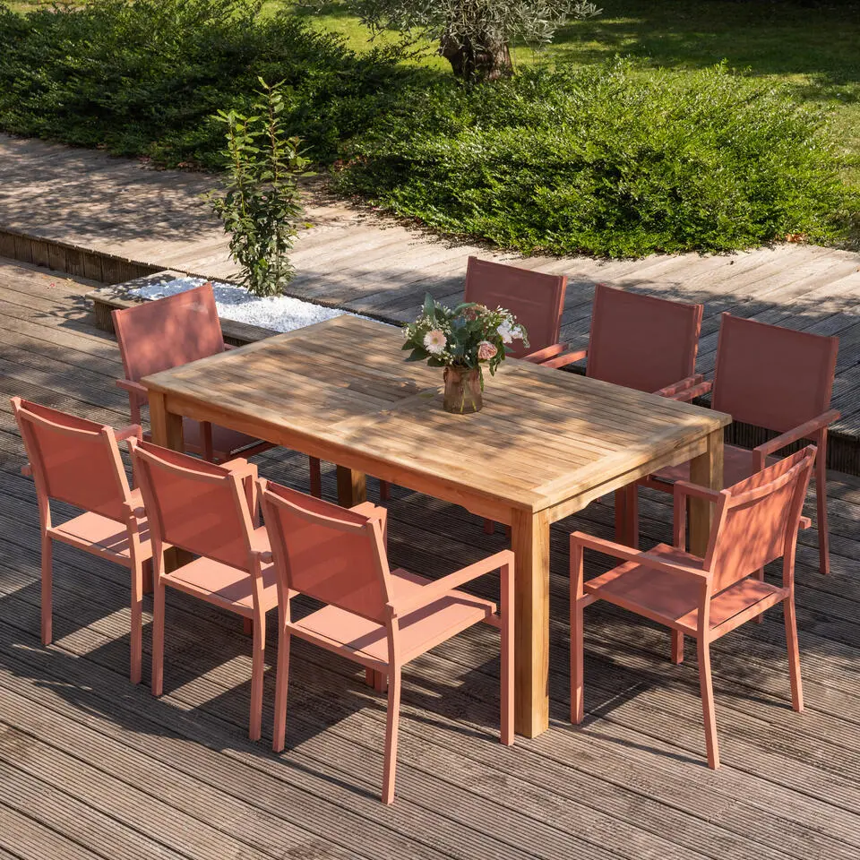 Happy Garden Tuinmeubilair JAVA - Oranje - Hout