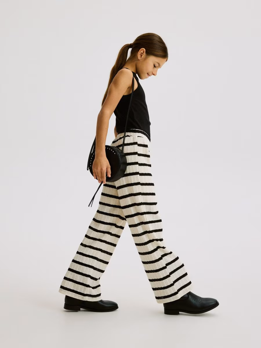 Loose Striped Trousers