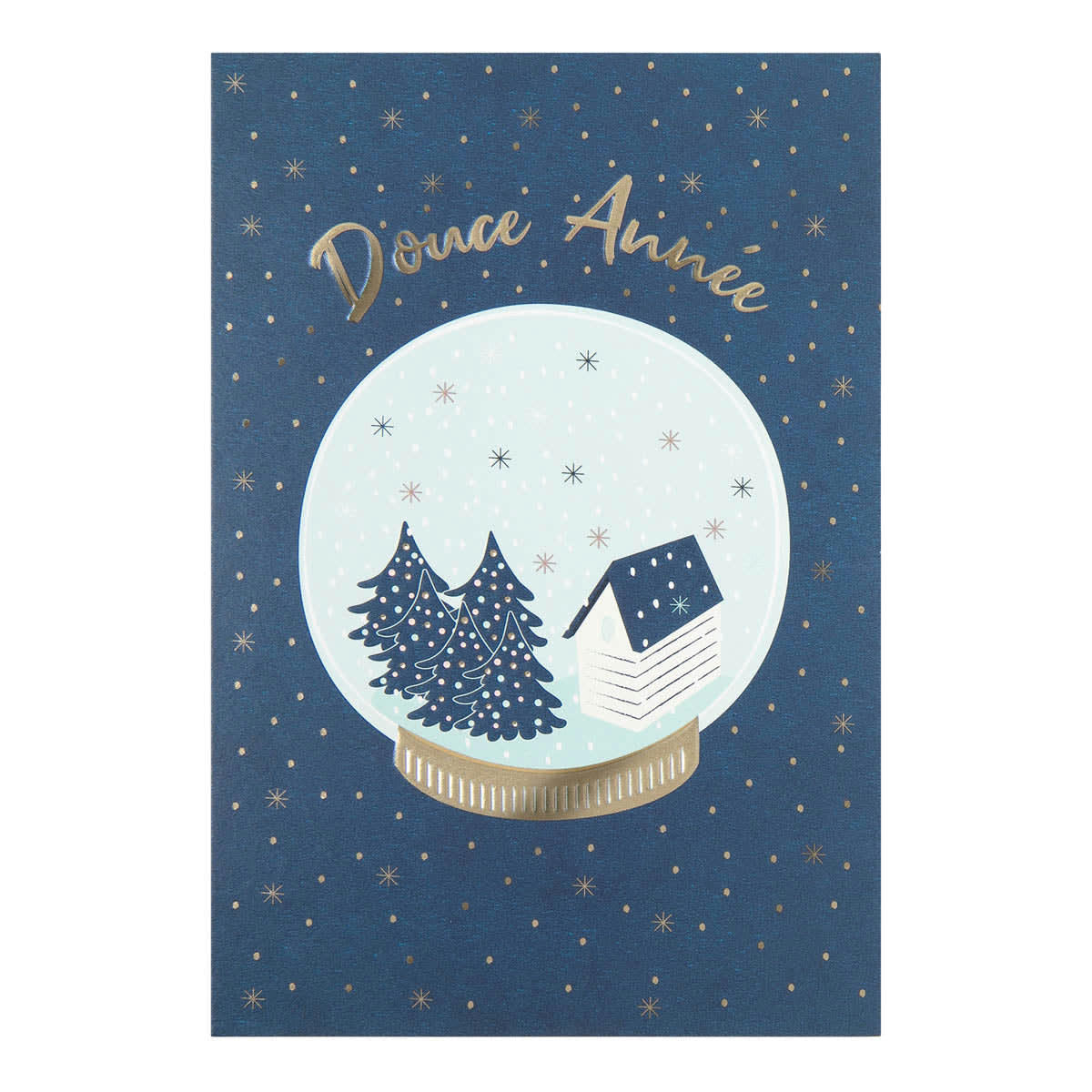 - Carte De Vœux Céleste Maison Sapin