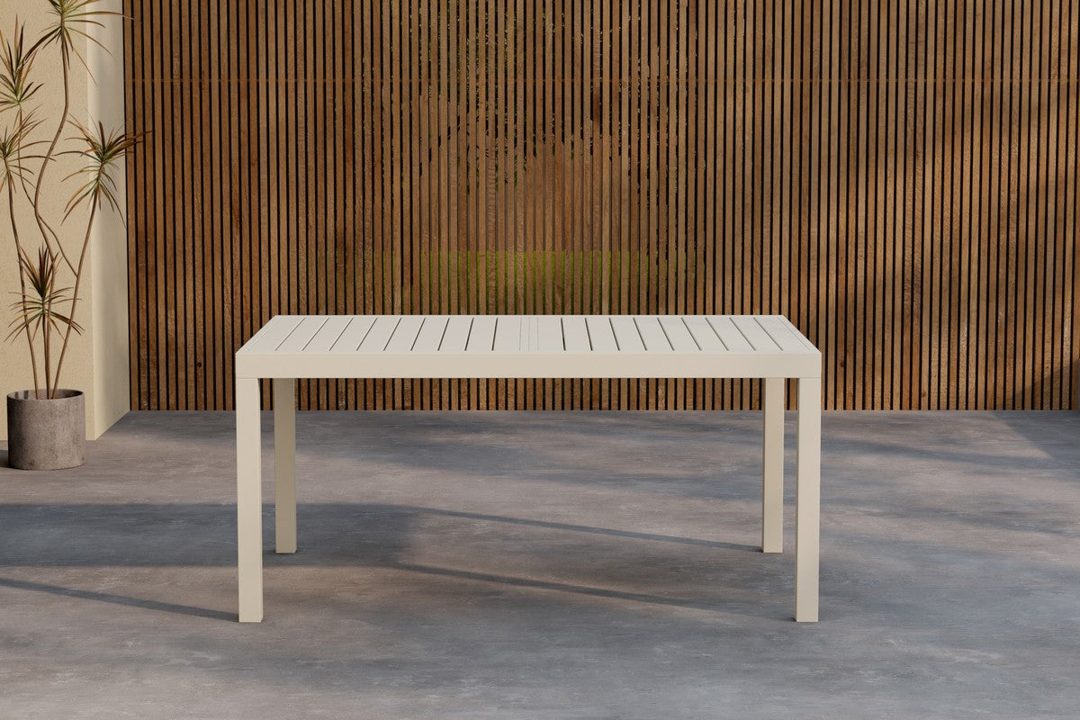 Rebellenclub Grano Tuintafel - 160 x 100 cm - Beige
