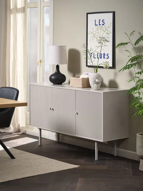 Skænk OVTRUP 3 låger beige
