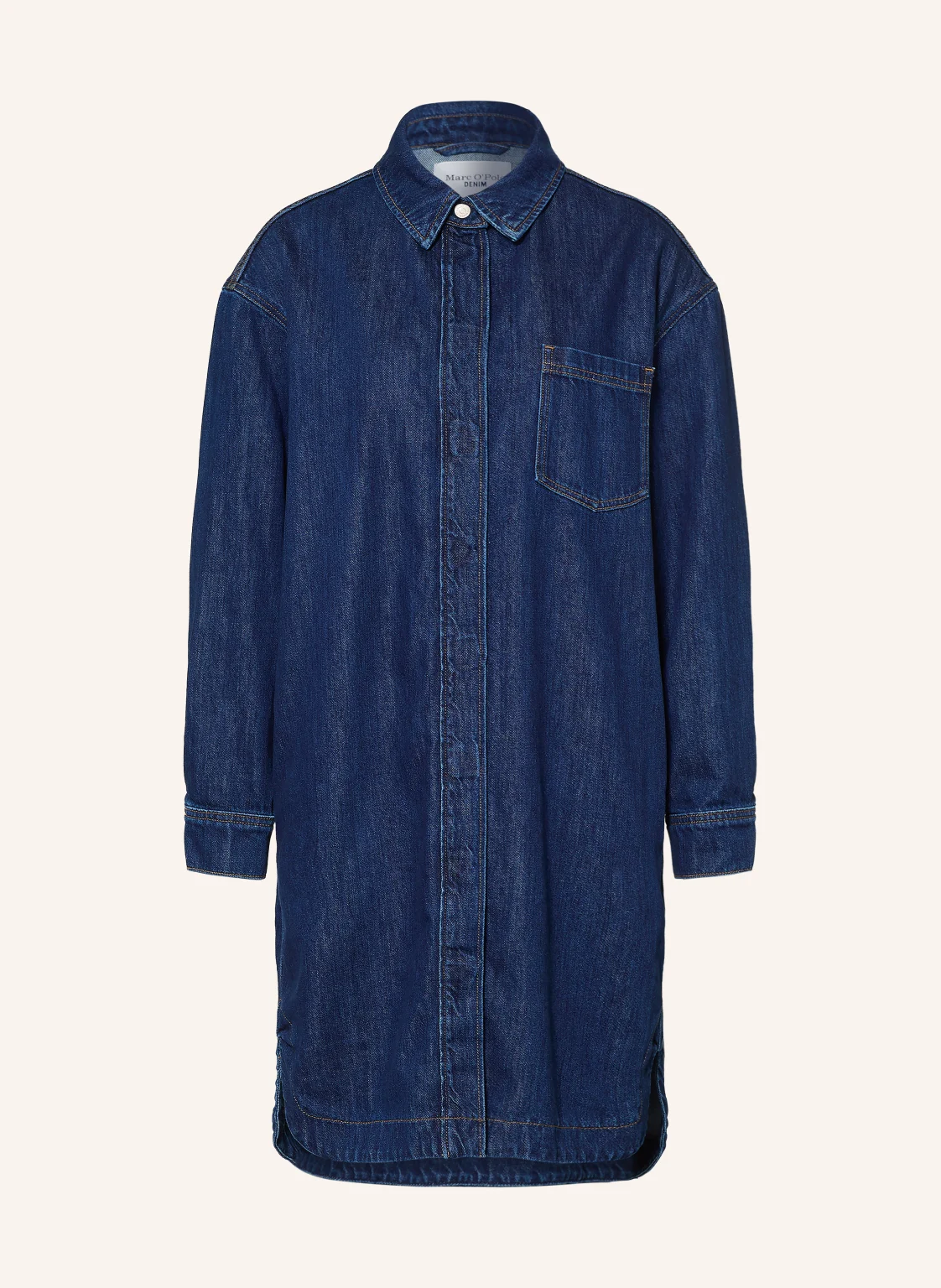 Marc O'Polo DENIM Hemdblusenkleid aus Jeans
