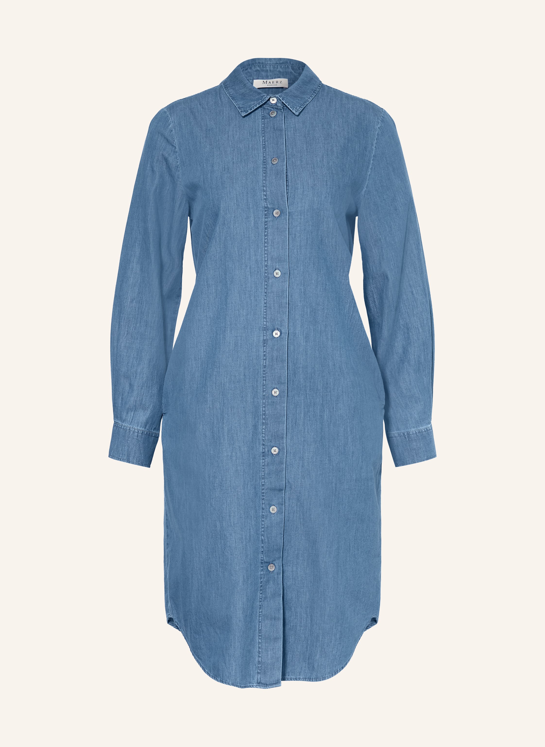 MAERZ MUENCHEN Hemdblusenkleid in Jeansoptik