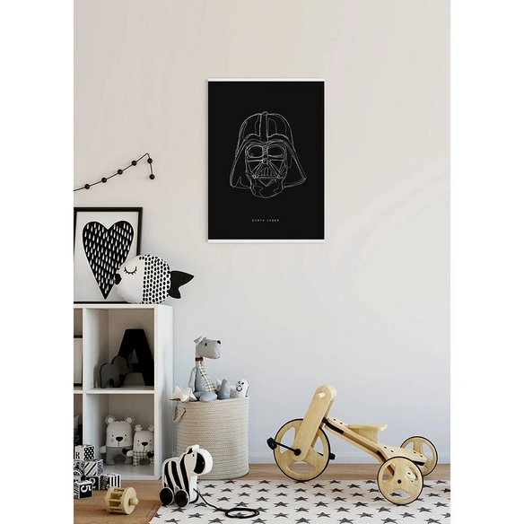 Wandbild, BxH: 40 x 50 cm, schwarz|weiß