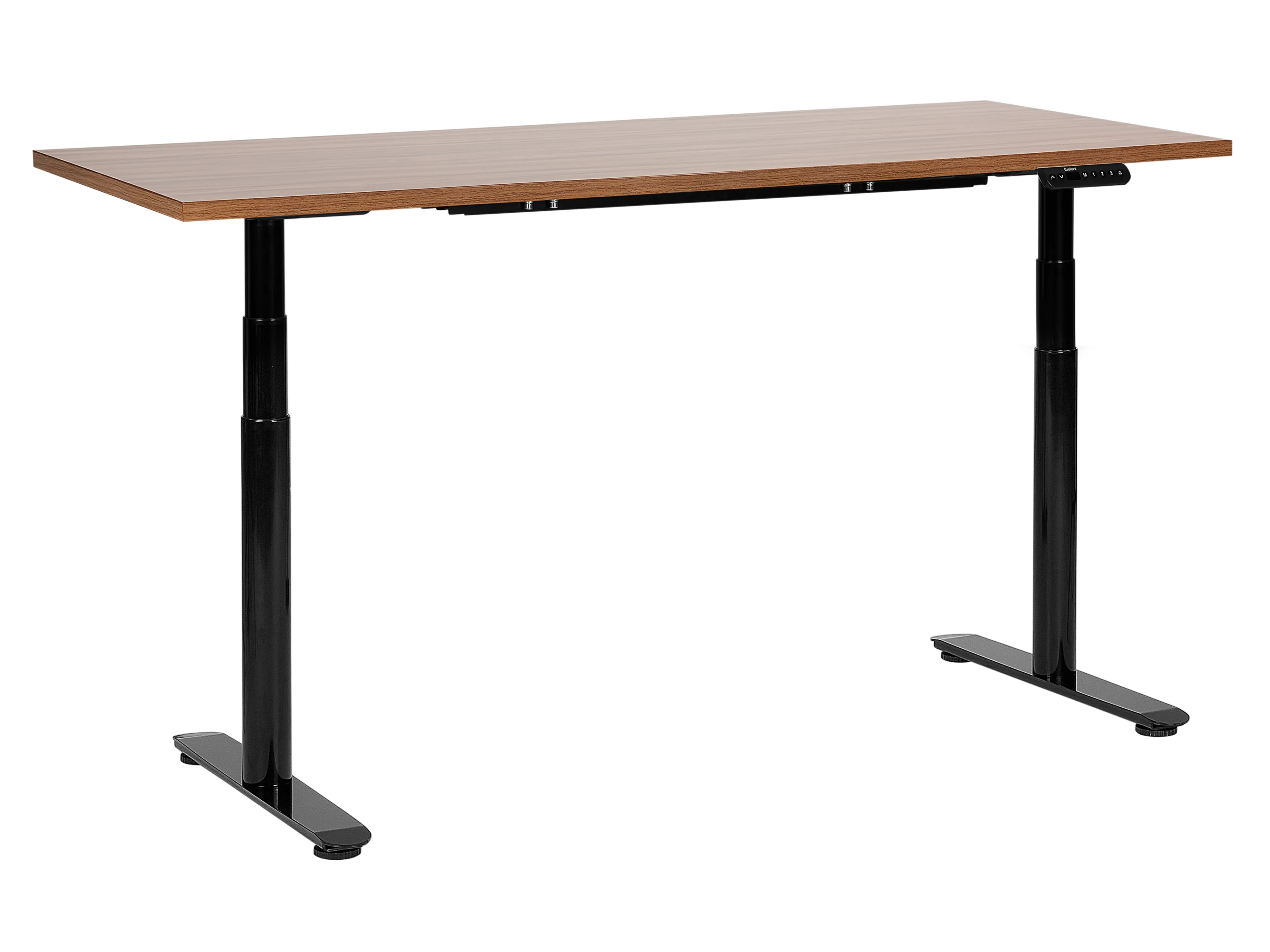 Electric Adjustable Standing Desk DESTINAS Brown/ Black 160 cm 72 cm