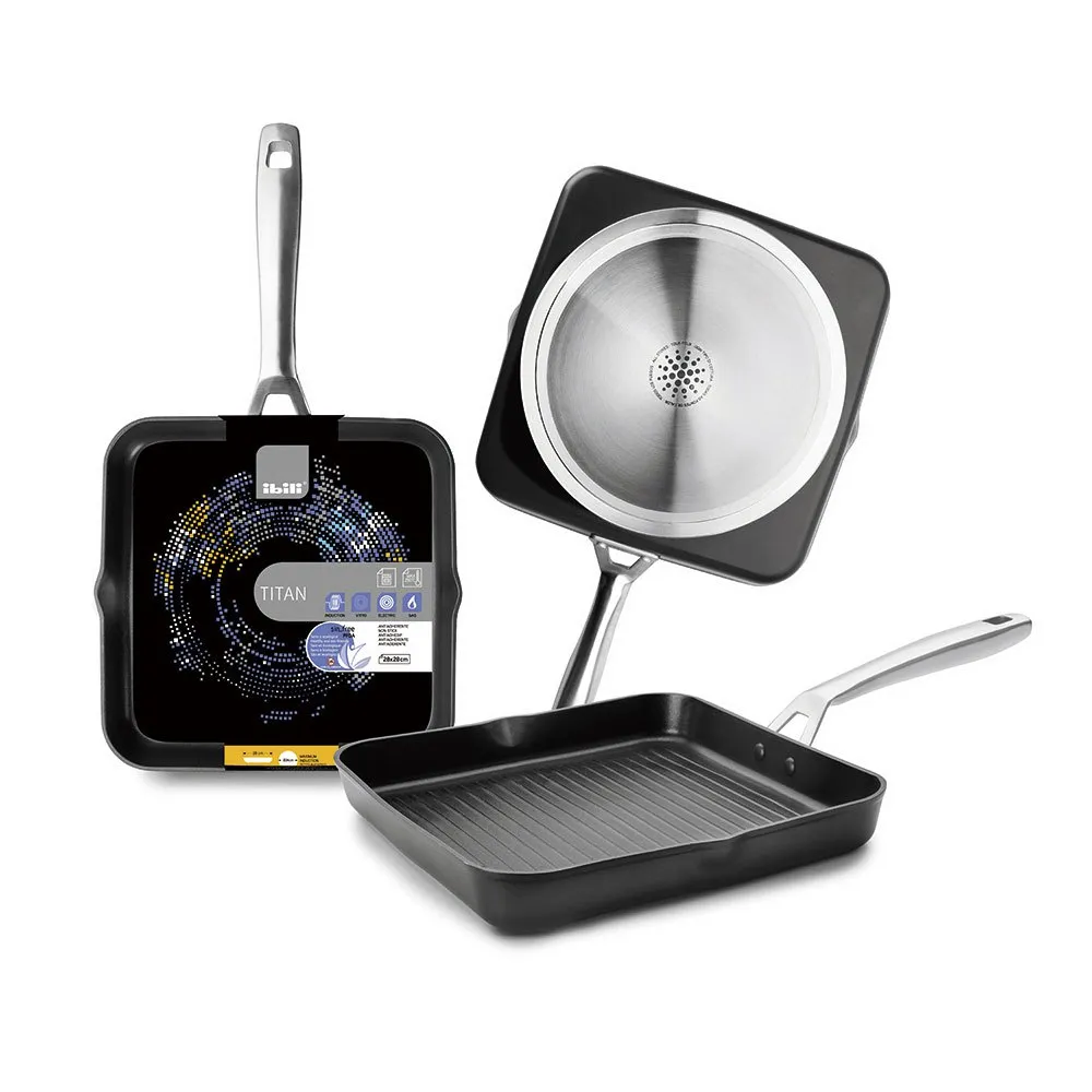 Ibili Titan 28 cm grill pan