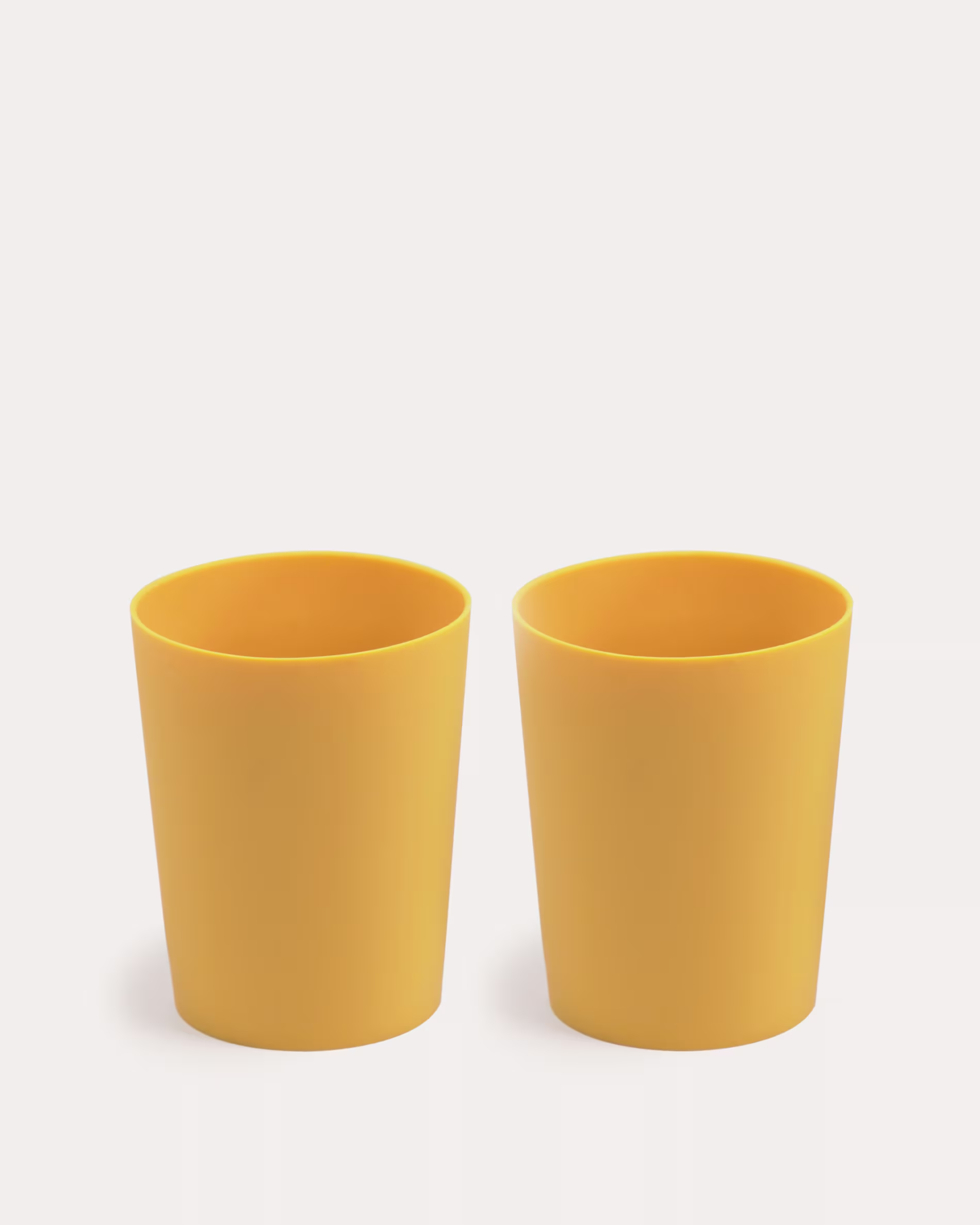 Set Epiphany de 2 vasos de silicona mostaza