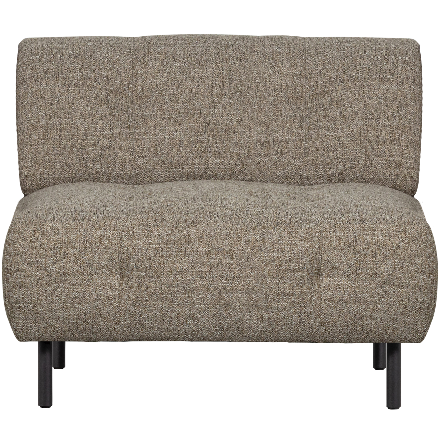 WOOOD fauteuil Lloyd - Polyester - Bruin Melange - 75x90x90