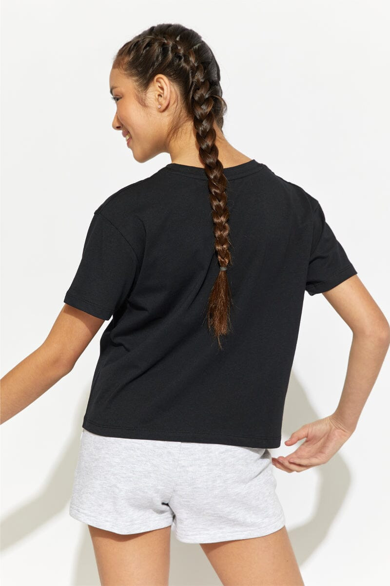 Hello Franki Short Sleeve Logo Tee for girls