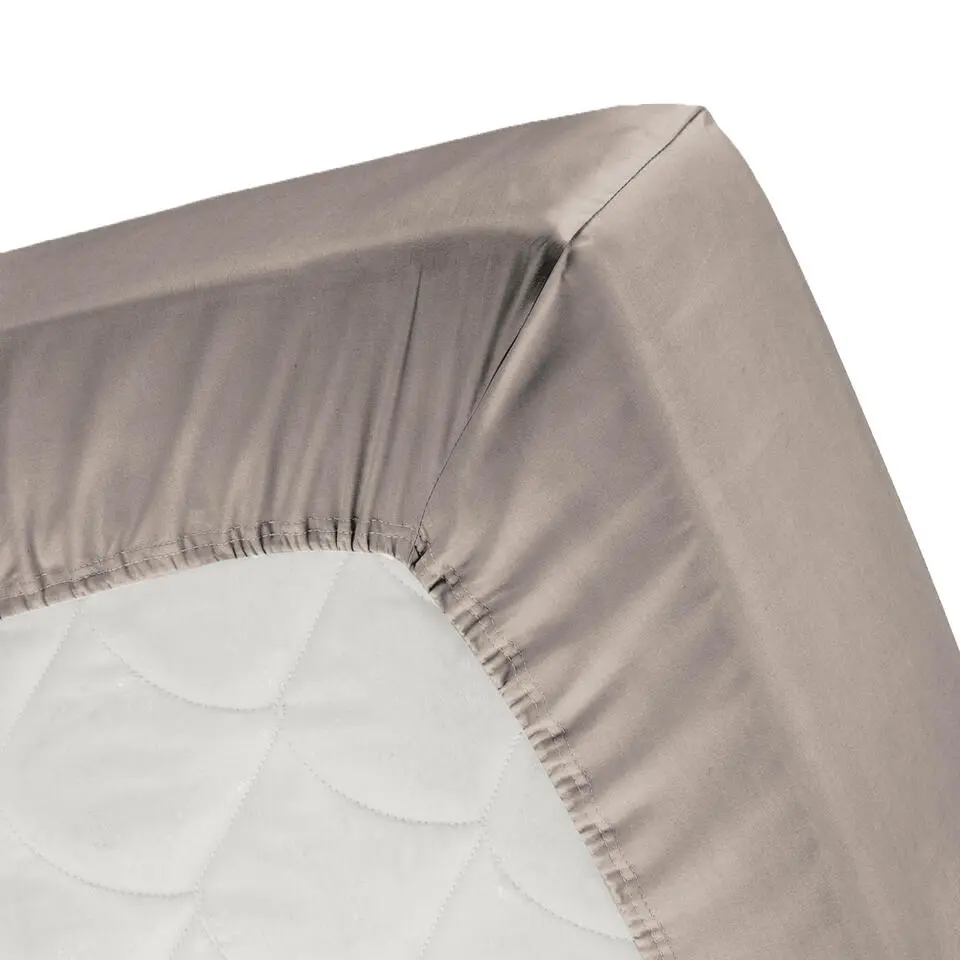 Cinderella Weekend - Hoeslaken (tot 25 cm) - Katoen - 160x200 cm - Taupe