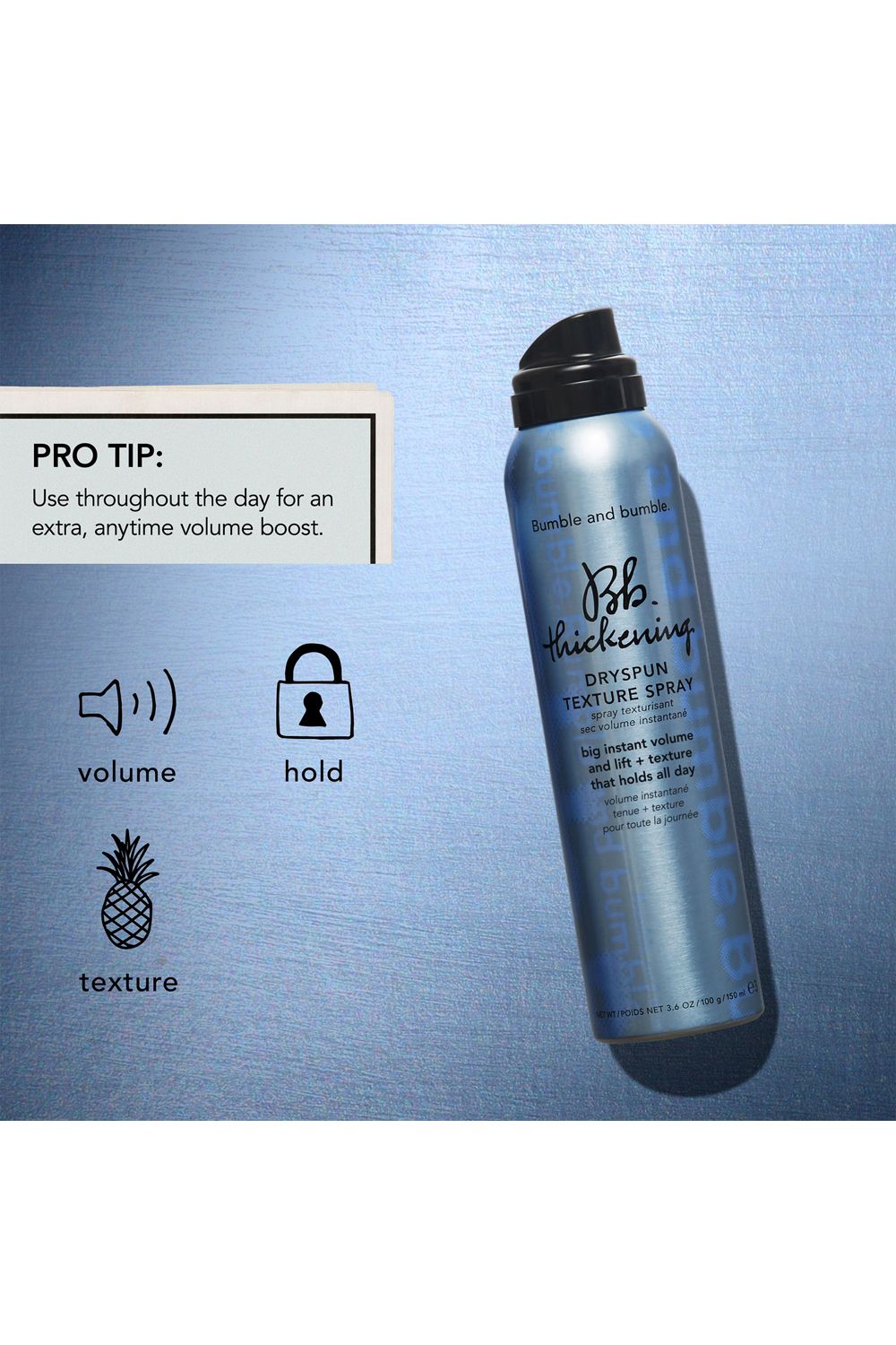 Bumble and bumble Thickening Dryspun Texture Spray 150ml