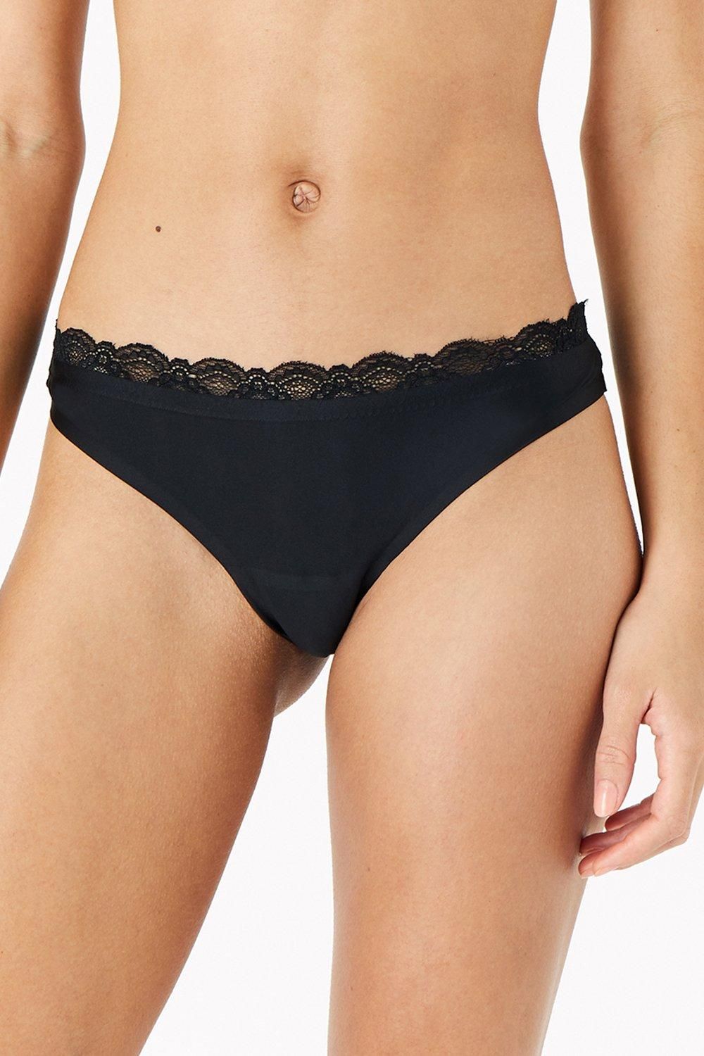 Accessorize Lazer Cut Thong Multipack